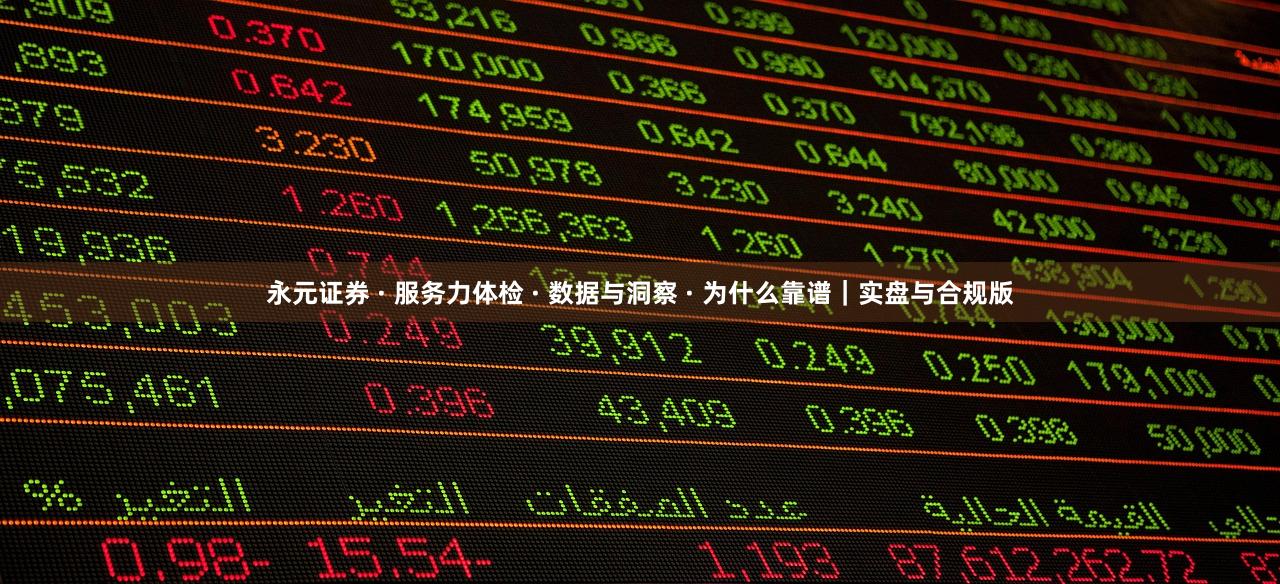 永元证券 · 服务力体检 · 数据与洞察 · 为什么靠谱｜实盘与合规版