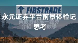 永元证券平台前景体验记 思考